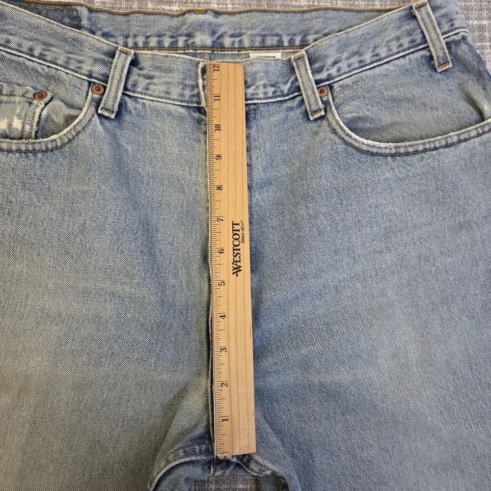 Levi's 550 Jeans Relaxed Fit Straight/Taper Distressed Men's 38X32 (act. 37X32)